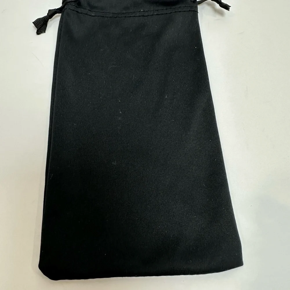 Dolce & Gabbana Black semi hard glass case and dust bag holder